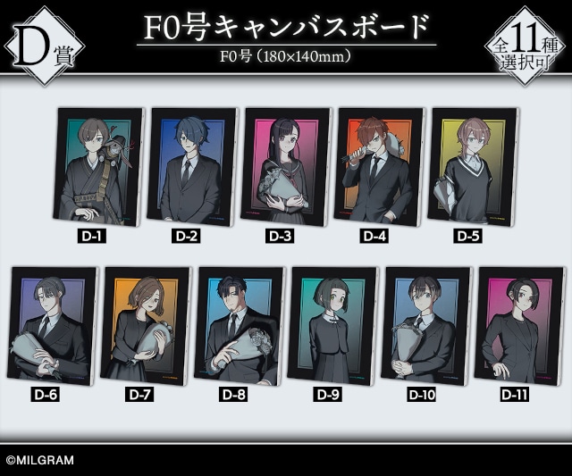 「『MILGRAM -ミルグラム-』オンラインくじ vol.5」がアニメイト通販にて販売スタート!!　キャラファイングラフ、アクリルジオラマなどがラインナップ！-7