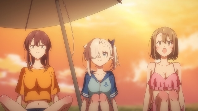 『ちゃんと吸えない吸血鬼ちゃん』第8話「吸血鬼ちゃんと海」のあらすじ＆先行カットが公開！　田中美海さん、長谷川育美さんが出演する生配信番組が12月4日に実施-13