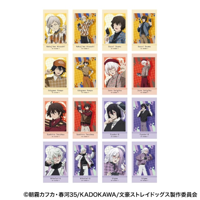 『文豪ストレイドッグス』の「撮影会」をテーマにした新規描き下ろしイラストを使った新商品が発売! アニメイトでは特典がもらえるフェアも開催!!-5