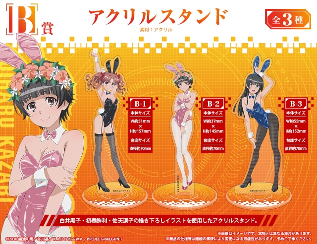 「『とある科学の超電磁砲T』オンラインくじ 2024」がアニメイト通販で再販開始! 黒子・飾利・涙子の描き下ろしイラストを使用した景品もラインナップ!!-5