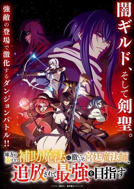 味方が弱すぎて補助魔法に徹していた宮廷魔法師、追放されて最強を目指す
