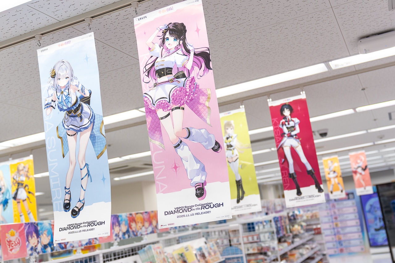 「ぶいすぽっ！」初のオリジナルアルバム発売を記念して、全国のアニメイトでキャンペーン実施！　アニメイト池袋本店では1階エントランス広場での大規模展開や6階展示スペース展開など実施 【フォトレポート】-26