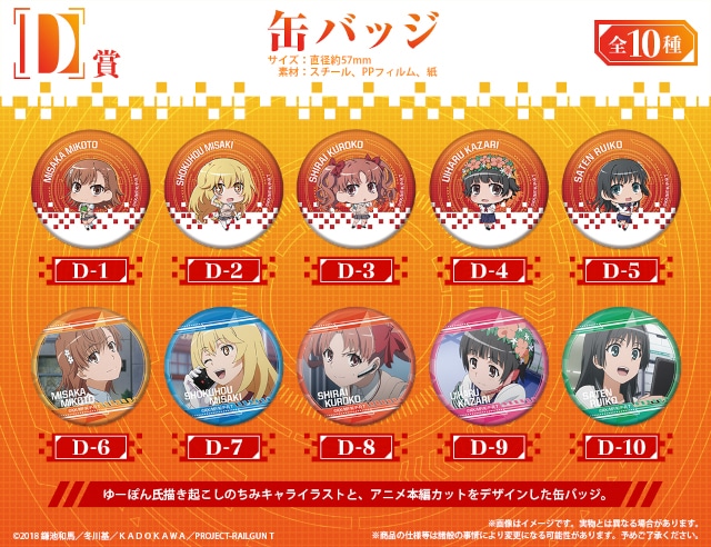 「『とある科学の超電磁砲T』オンラインくじ 2024」がアニメイト通販で再販開始! 黒子・飾利・涙子の描き下ろしイラストを使用した景品もラインナップ!!-15