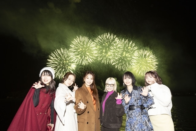 『ゾンビランドサガ ゆめぎんがパラダイス』「4DX公開記念イベント フランシュシュ リターンズ〜伊万里湾大花火」を開催！　本渡楓さん・田野アサミさん・種田梨沙さん・河瀬茉希さん・衣川里佳さん・田中美海さん出演-1