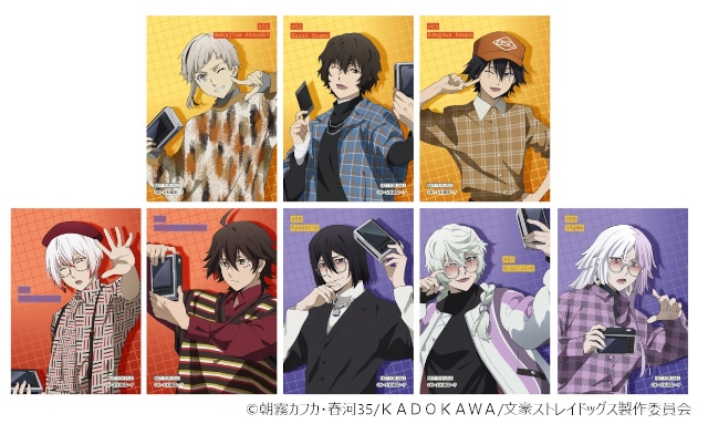 『文豪ストレイドッグス』の「撮影会」をテーマにした新規描き下ろしイラストを使った新商品が発売! アニメイトでは特典がもらえるフェアも開催!!-7