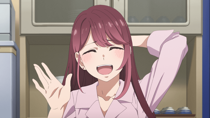 天野とのやり取りで塔子の「棋士らしさ」が見えた第10話。続く梨田との“デート回”では「普通の女の子らしさ」が見られる!?｜アニメ『笑顔のたえない職場です。』角館塔子役・松井恵理子さん×原作・くずしろさん対談インタビュー-10