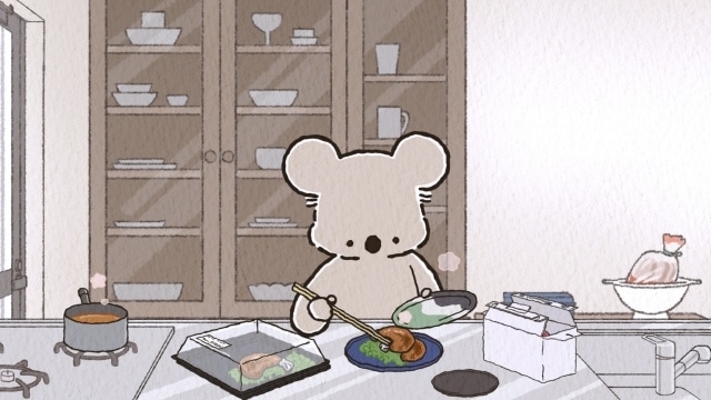 アニメ『コアラ絵日記』第13話「自分にプレゼントを買うコアラ つづき」の先行カットが公開！-4