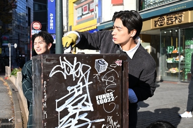 実写映画『WIND BREAKER／ウィンドブレイカー』落書き清掃イベントの公式レポートが到着！　水上恒司さん、綱啓永さん、濱尾ノリタカさんが参加し渋谷の街をキレイに-8