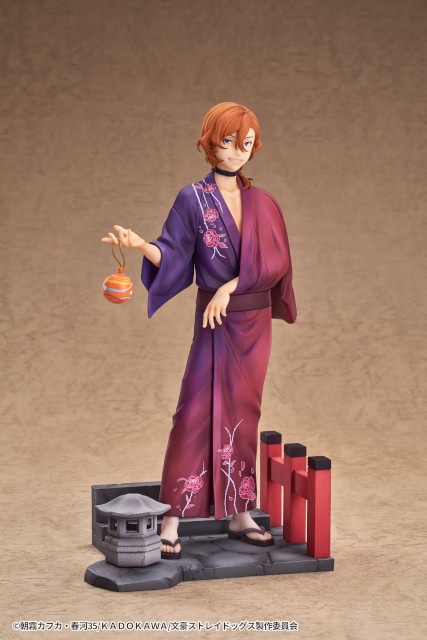 『文豪ストレイドッグス』中原中也の浴衣Ver.フィギュアが登場!!　石畳・灯籠・鳥居を模した台座が夏祭り感を演出！【アニメイト通販で予約受付中】-8