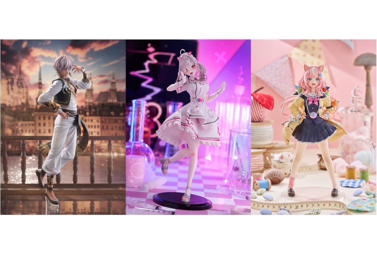 にじさんじ所属ライバー3人のフィギュアが'26年2月より順次発売