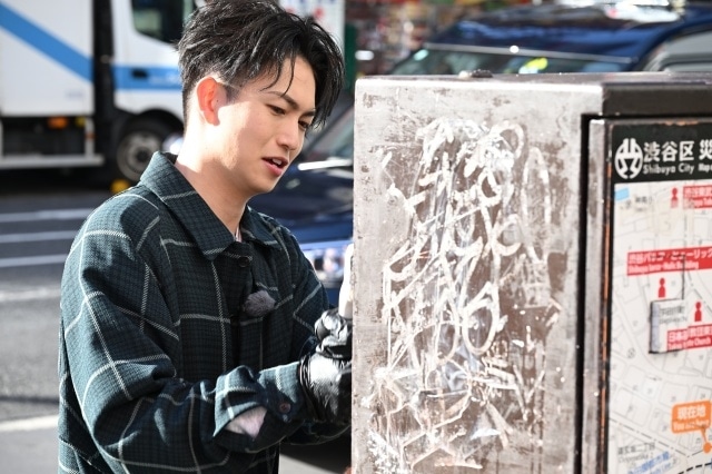 実写映画『WIND BREAKER／ウィンドブレイカー』落書き清掃イベントの公式レポートが到着！　水上恒司さん、綱啓永さん、濱尾ノリタカさんが参加し渋谷の街をキレイに-9