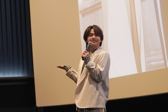 「誠一郎は仕事が自分の“生きる意味”になっているんですよね」——『異世界の沙汰は社畜次第』「先⾏上映イベント 〜今⽇は定時退社の社畜たち〜」イベントレポート！　伊東健人さん、前野智昭さん、山口智広さんが登壇-9