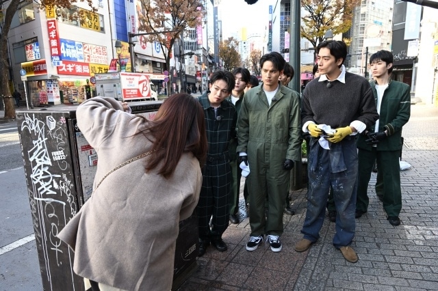 実写映画『WIND BREAKER／ウィンドブレイカー』落書き清掃イベントの公式レポートが到着！　水上恒司さん、綱啓永さん、濱尾ノリタカさんが参加し渋谷の街をキレイに-6