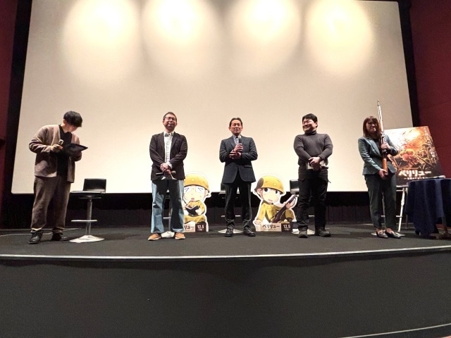 『ペリリュー －楽園のゲルニカ－』クリエイターズトークイベントの公式レポートが到着！　神菊薫氏（メカデザイン）、鈴木貴昭氏（考証）、久慈悟郎氏（監督）、門脇野乃氏（設定制作）が登壇-2