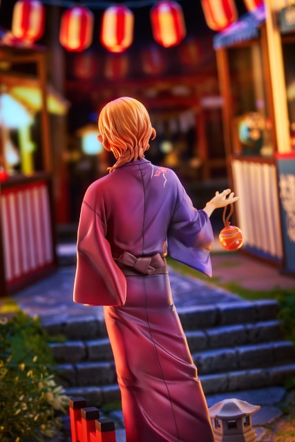 『文豪ストレイドッグス』中原中也の浴衣Ver.フィギュアが登場!!　石畳・灯籠・鳥居を模した台座が夏祭り感を演出！【アニメイト通販で予約受付中】-3