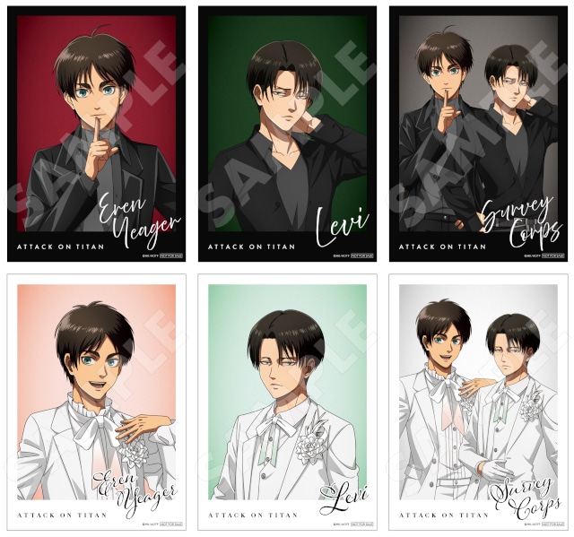 特典はエレンとリヴァイの描き下ろしブロマイド！　TVアニメ『進撃の巨人』－Black & White－ inアニメイトフェア開催!!【新作グッズも多数発売】-1