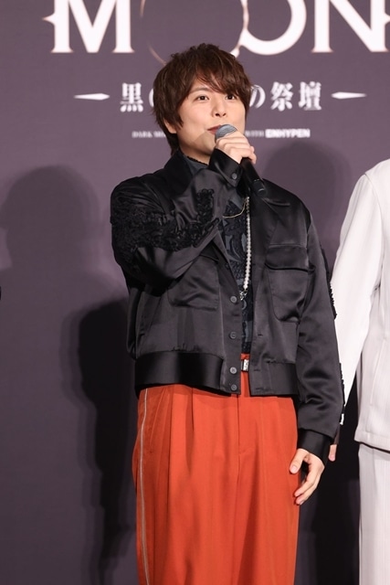 冬アニメ『DARK MOON　-黒の月: 月の祭壇-』Japan Premiereに戸谷菊之介さん・清水大登さん・仲村宗悟さん・小笠原仁さん・土岐隼一さん・上村祐翔さん登壇！　主題歌を務めるENHYPENがイベントのために来日-6