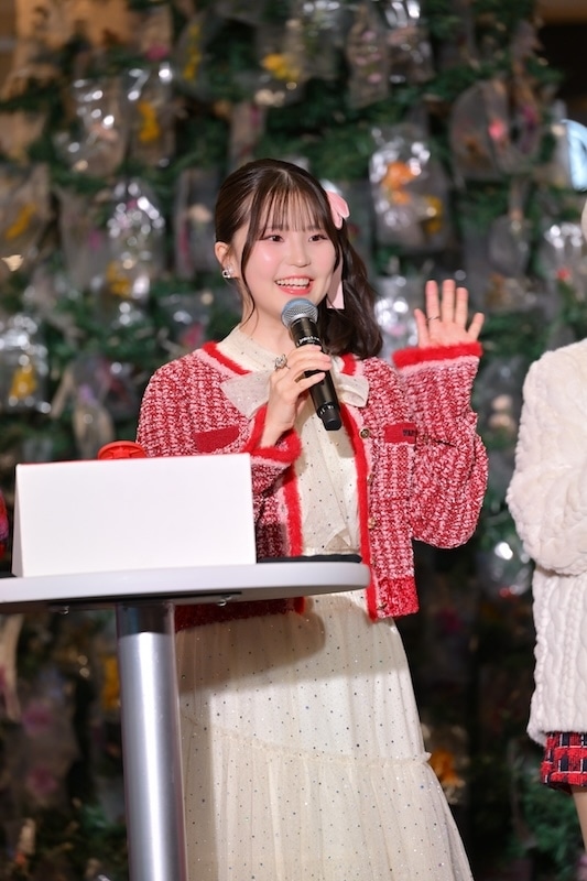 『【推しの子】』クリスマスツリー点灯式 詳細レポート｜伊駒ゆりえさん、潘めぐみさん、大久保瑠美さん、高橋李依さんが演じるキャラクターにあげたいクリスマスプレゼントを発表！-6
