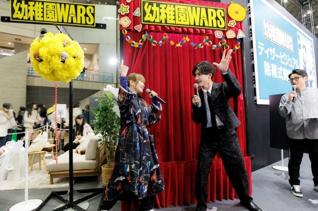 ジャンプフェスタ2026『幼稚園WARS』スペシャルステージ＆ティザービジュアル除幕式の公式レポートが到着！　種﨑敦美さん、熊谷健太郎さんが登壇-9