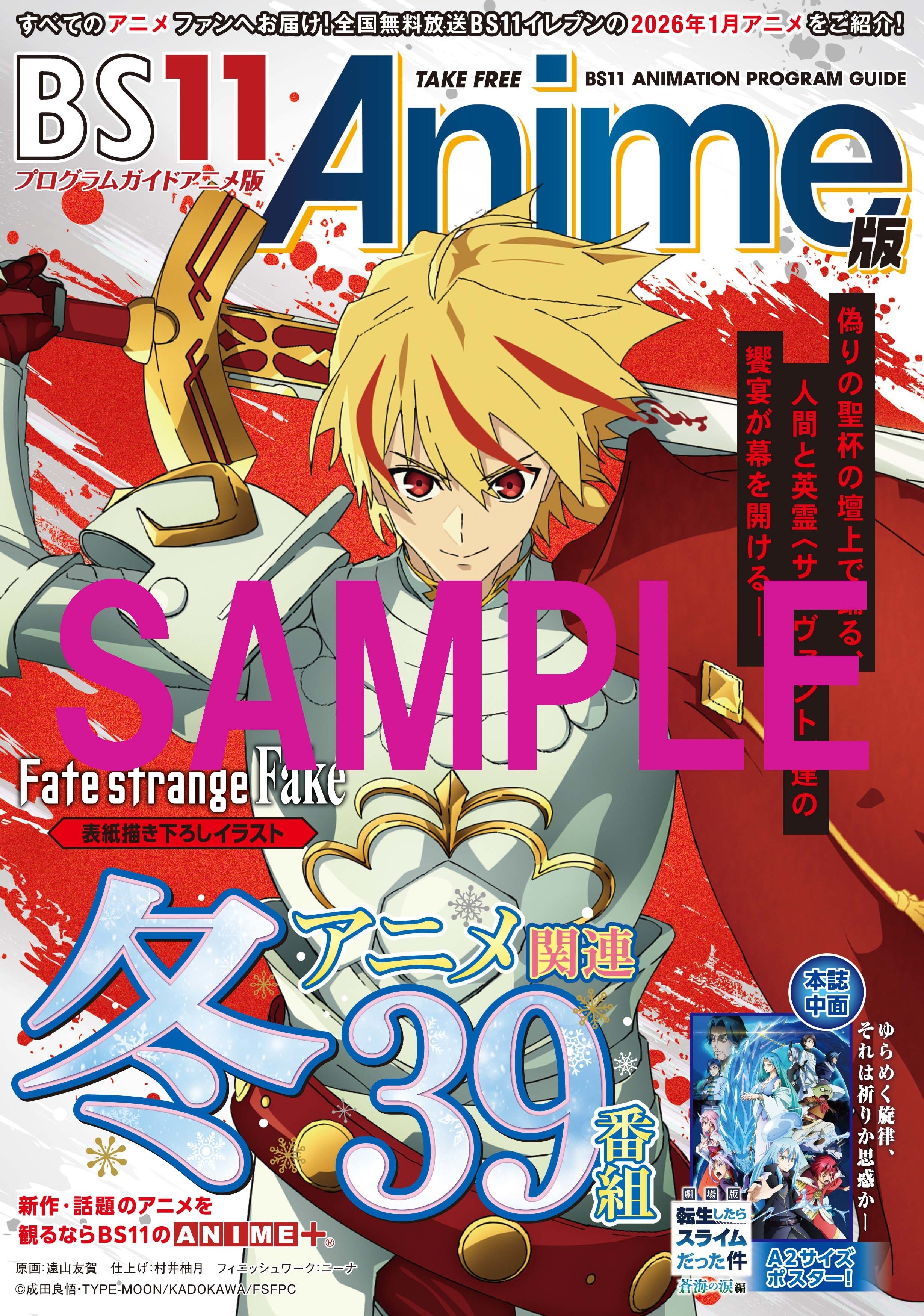 ▲『Fate/strange Fake』描き下ろしイラスト使用の表紙