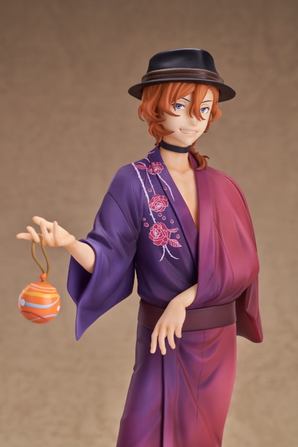 『文豪ストレイドッグス』中原中也の浴衣Ver.フィギュアが登場!!　石畳・灯籠・鳥居を模した台座が夏祭り感を演出！【アニメイト通販で予約受付中】-7