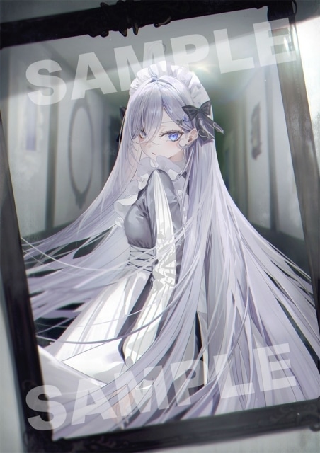 ▲原作イラスト・ねこめたる描き下ろしA3クリアポスター