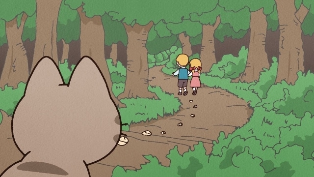 アニメ『うごく!ねこむかしばなし』第8話「ヘンゼルとグレーテルとねこ」の先行カットが公開!