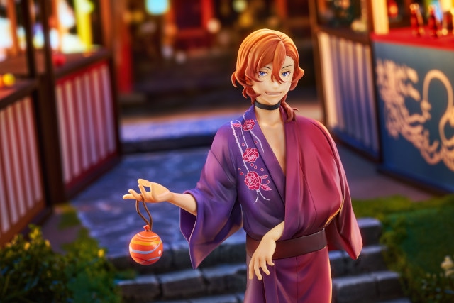 『文豪ストレイドッグス』中原中也の浴衣Ver.フィギュアが登場!!　石畳・灯籠・鳥居を模した台座が夏祭り感を演出！【アニメイト通販で予約受付中】-4