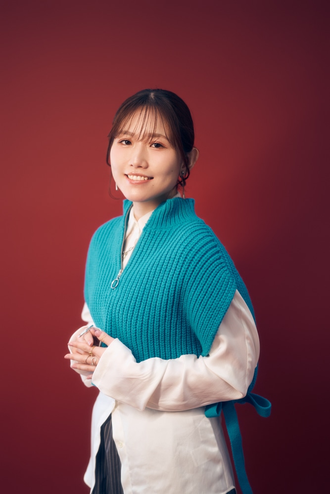 「知られていたなんて……！」と長谷川さんがフリーズ？　『櫻坂46×ビルディバイド -ブライト-』トレーディングカードゲーム 発売記念企画：応援大使・森田ひかるさんと声優・長谷川育美さんがカードの魅力や表現の楽しさを語り合う-3