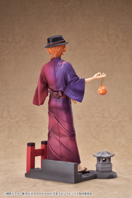 『文豪ストレイドッグス』中原中也の浴衣Ver.フィギュアが登場!!　石畳・灯籠・鳥居を模した台座が夏祭り感を演出！【アニメイト通販で予約受付中】-6