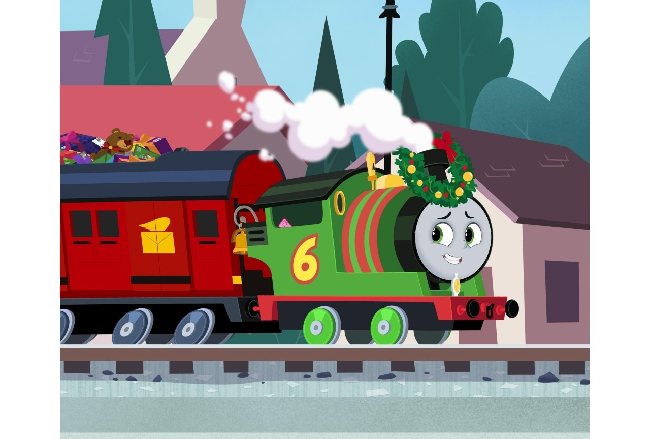 『映画 きかんしゃトーマス サンタをさがせ!パーシーのクリスマス急行』本編映像解禁