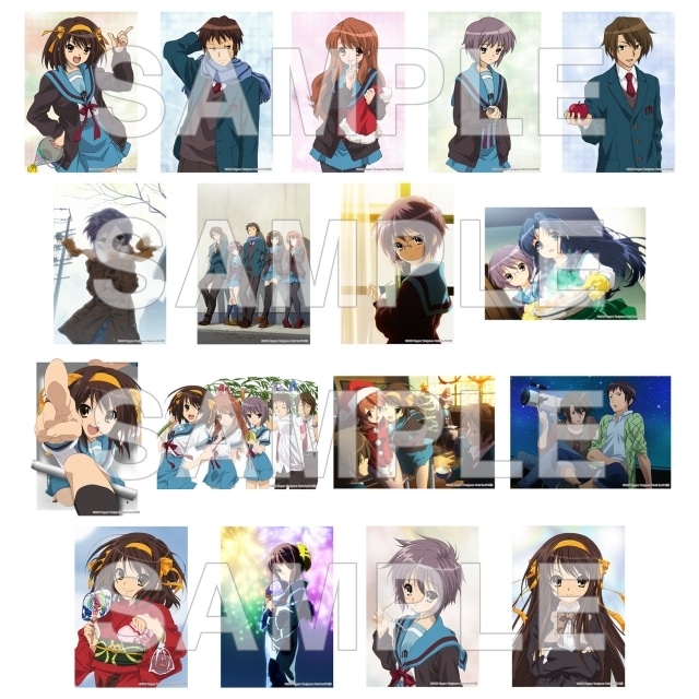 劇場版『涼宮ハルヒの消失』リバイバル上映1週目の入場者特典に原作イラスト・いとうのいぢ先生描き下ろしミニ色紙（3種ランダム）が決定！　劇場物販情報も公開-2