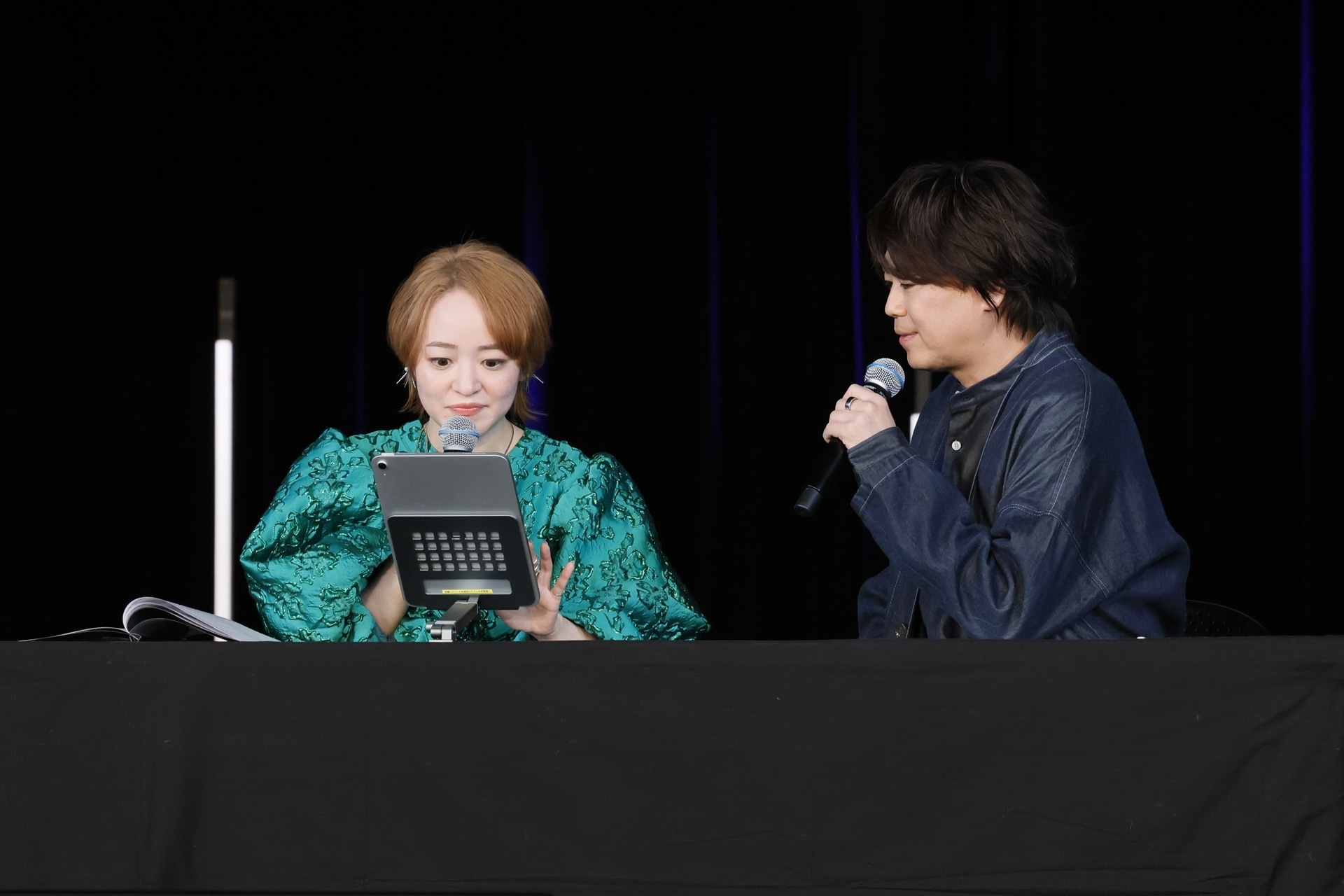 【ブシロード新春発表会2026】『HUNTER×HUNTER NEN×SURVIVOR』を潘めぐみさんが実機プレイ。眼の前でヒソカを倒された浪川大輔さんは思わず複雑な心境に!?-9