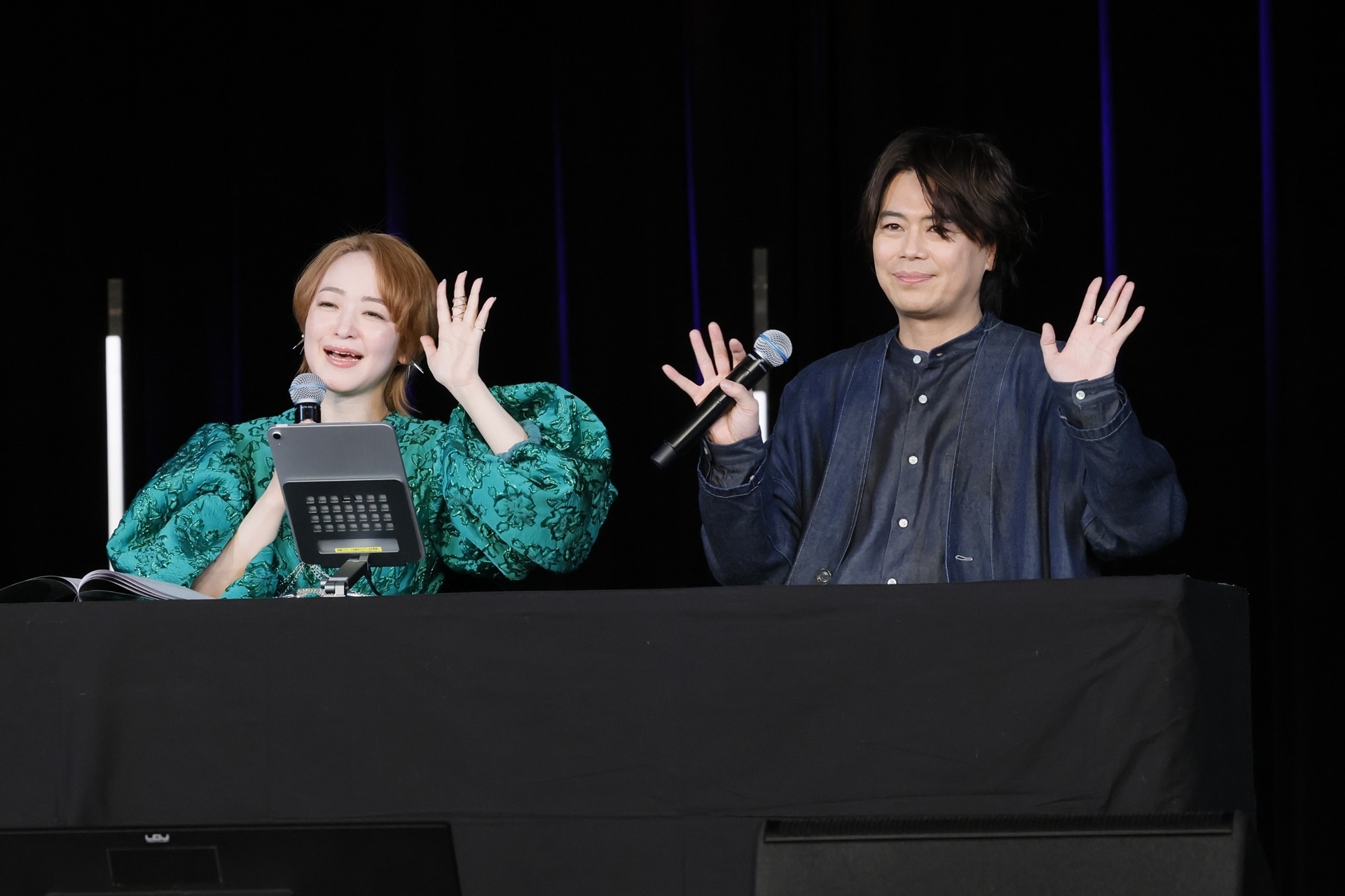 【ブシロード新春発表会2026】『HUNTER×HUNTER NEN×SURVIVOR』を潘めぐみさんが実機プレイ。眼の前でヒソカを倒された浪川大輔さんは思わず複雑な心境に!?-12