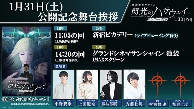 『機動戦士ガンダム 閃光のハサウェイ キルケーの魔女』1週目入場者特典で「キャラクターデザイン：恩田尚之 描き下ろしイラストカード」配布！　「IMAX入場者特典A3ポスター」も配布決定-3