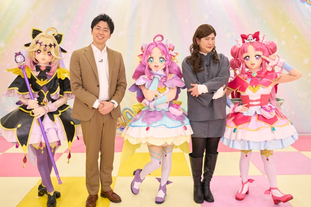 皆さんも名探偵になったつもりで、考察しながら楽しんでほしい──『名探偵プリキュア！』記者会見で、千賀光莉さん、本渡楓さん、東山奈央さん、スペシャル応援ゲストのコットン、多田香奈子プロデューサー（ABCアニメーション）がその魅力を明かす！-21
