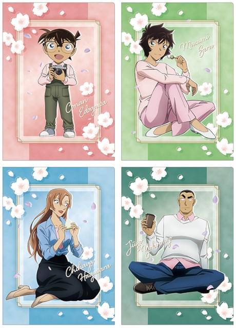 『名探偵コナン』より、「お花見」をするコナン・世良・千速・重悟の描きおろしイラストを使用した新商品が発売！　アニメイトではフェアの開催も!!-3