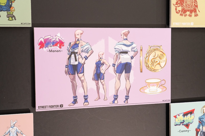 『STREET FIGHTER 6』のオンリーショップがアニメイトで開催中！「バトルステージエリア」＆「Outfit 資料コーナー」が展開中のアニメイト秋葉原2号館7Fをフォトレポート-10