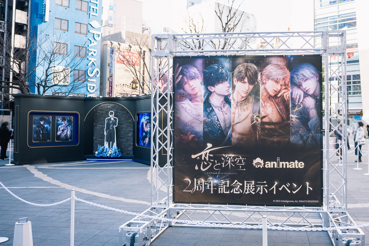 セイヤ、レイ、ホムラ、シン、マヒルが池袋でハンターのみなさんをお出迎え──『恋と深空』2周年記念展示イベントをフォトレポート-1