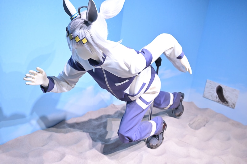 「ウマ娘 シンデレラグレイ EXHIBITION― 怪物の蹄跡展 ―」東京会場フォトレポート｜会場ではオグリキャップ（CV：高柳知葉）＆タマモクロス（CV：大空直美）によるコミカルな掛け合いが楽しめる試みも!?-6