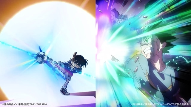 『名探偵コナン』×『僕のヒーローアカデミア』周年コラボ、スペシャルPV解禁！　青山剛昌先生＆堀越耕平先生の描き下ろしコラボイラストも公開-3