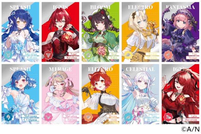 △【にじさんじ 8th Anniversary】ランダムメタルカード Cグループ