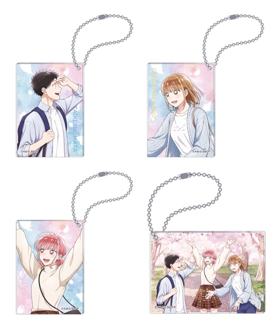 TVアニメ「アオのハコ」より、季節をテーマにしたシリーズ第1弾「春色」の新規描き下ろし商品が発売！　アニメイトでは、特典がもらえるフェアの開催も!!-1