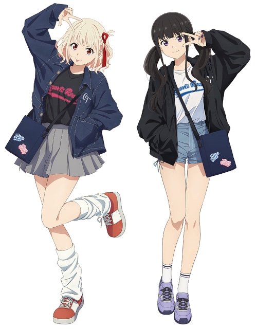 千束＆たきなとお揃いのジャケットやパーカーが買える!!　アニメ『リコリス・リコイル』の描き下ろし商品や34種のTシャツなど、新作アパレルが発売！-1