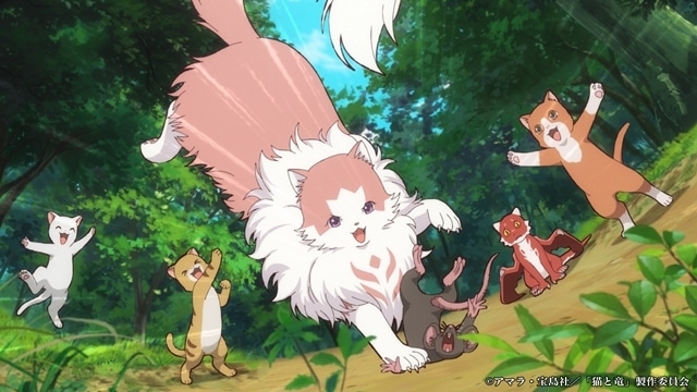 『猫と竜』2026年7月よりTOKYO MX・BS日テレ・読売テレビにて放送スタート、ピックアップキービジュアル＆PV解禁！　追加声優に井上喜久子さん・和泉風花さんら6名発表-4