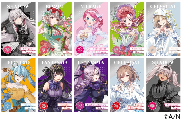 △【にじさんじ 8th Anniversary】ランダムメタルカード Dグループ