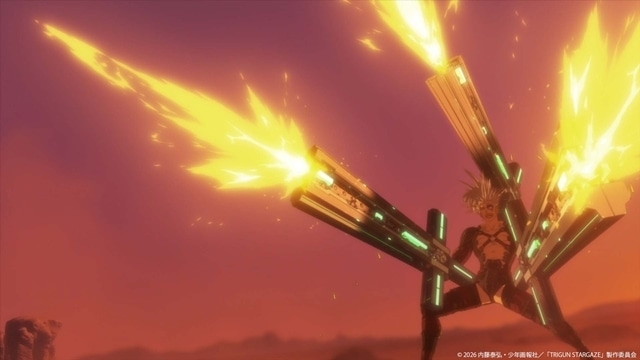『TRIGUN STARGAZE』第8話「Good Bye, My Friend」先行場面カット＆あらすじ公開、ニコラス・D・ウルフウッドのビジュアル到着！　第8話放送終了後、EDテーマ「スターダスト」のアニメMV解禁決定-6
