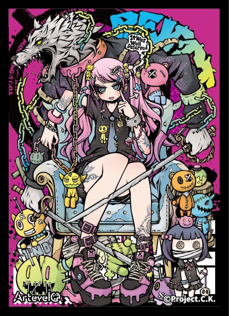 カードスリーブブランド「Artevelo」第5弾商品！　イラストレーター・Project.C.K.さんとコラボした、4種の絵柄をラインナップ!!-6