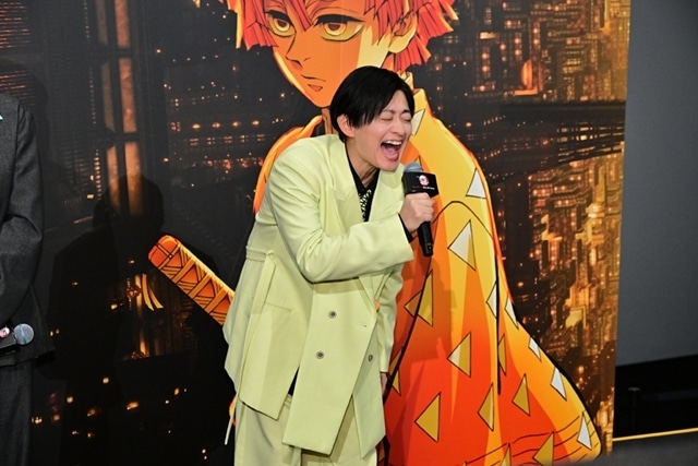 『劇場版「鬼滅の刃」無限城編 第一章 猗窩座再来』ロングラン御礼舞台挨拶を実施！　花江夏樹さん・下野紘さん・上田麗奈さん・櫻井孝宏さん・早見沙織さん登壇、ファンからの質問に生回答-4