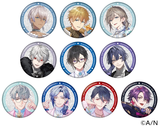 △【にじさんじ 8th Anniversary】ランダムグリッター缶バッジ Aグループ